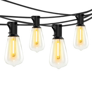 [Ueb Wholesale Mall] Solar String Lights Shatterproof Bulbs Globe Solar Powered String Lights with Remote Solar Powered Patio Light for Outside Patio Yardfor Outside Decor