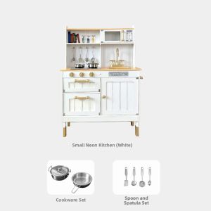 AGOX | Kids Sound Light Water Flow Realistic Kitchen Toy Wooden
