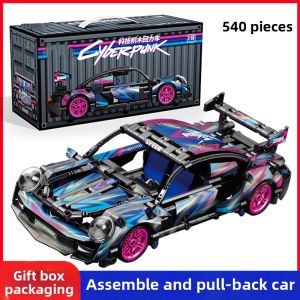 YIXINGMING | Cyberpunk Porsche 911 Model Kit Brain-Training Toy