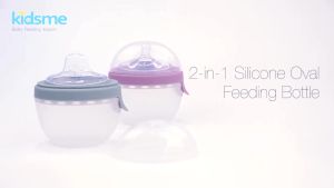 Oval Feeding Bottle KidsMe: Botol Susu Bayi Anti Sedak