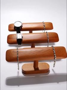Oirlv | Oirlv Wooden Watch Holder Jewelry Organizer Display Stand For Bracelet Watch Display Rack Solid Wood Watch Stand Display Props
