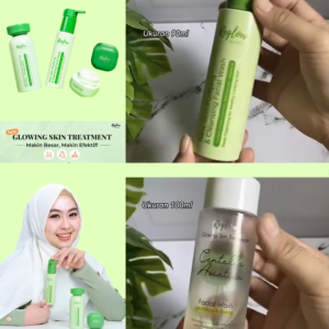 [Bundling] Paket Reglow 5in 1 Dark Spot Treatment (Facial Wash Toner Rejuvenating Intensive Cream Glowing and Whitening Serum Whitening Night Cream) | Reglow by dr Shindy Putri