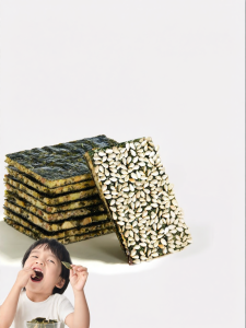 BUERBAOBAI | Sesame Filled Seaweed Crisps Snacks No Added Nuts For Toddlers