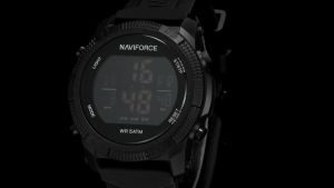 Naviforce | Đồng Hồ Nam NAVIFORCE Màn Hình LCD Thời Trang Dây Đeo Silicon Chống Nước 3ATM Có Chức Năng Hiển Thị Ngày Tuần Và Báo Thức