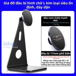 iokex | Đế Đỡ Máy Tính Bảng Từ Magsafe cho Sử Dụng Chung bao gồm Học Trực Tuyến Đặt Hàng và Nhận Diện Khuôn Mặt