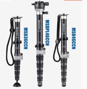 Benro  MSD36C/MSD46C/MSDPL46C  SupaDupa Carbon Fiber Monopod with Leveling Pan Head