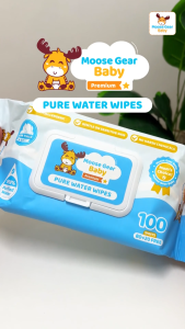 Moose Gear Baby Premium Pure Water Wipes 300s Hypoallergenic Extra thick & Soft