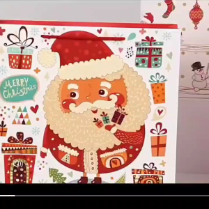 พร้อมจัดส่ง...ถุงของขวัญ ถุงใส่ของคริสต์มาส ถุงกระดาษเทศกาลคริสต์มาส ปีใหม่