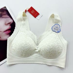 Gufei G1059 Mulberry Silk Maintenance Lace Intimates Female Thin Section Traceless Gathered without Steel Ring Vest Bra