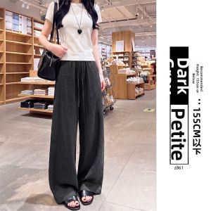 XIANYIJIAO | White Breathable Loose Wide Leg Pants Linen