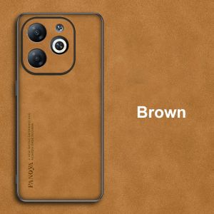 EUCAGR For Tecno Spark 20 20C POP 8 Case Luxury PU Leather Phone Case For Tecno Spark GO 2024 Back Cover Matte Full Protection