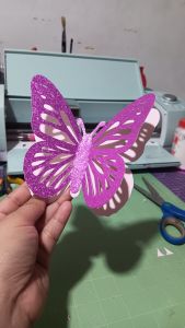 butterfly for backdrop 4 inches size