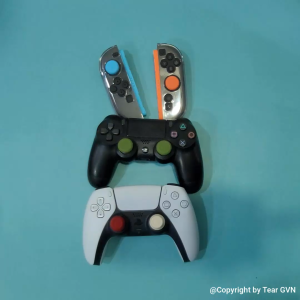 Bộ nút bọc nhiều chế độ JSAUX mềm mại và giảm trơn trượt cho Nintendo Switch 2 / PS5 / PS4 / Switch Pro Controller