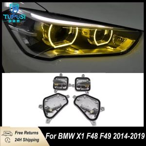 4PCS LED Headlight DRL Daytime Running Light Module LED Light For BMW X1 F48 F49 2014-2019 63117428789 63117428790 63117428792