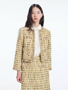 Vero Moda | Elegant Autumn High-Waist Tweed Skirt
