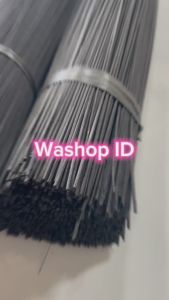 COD Ruji 25mm isi 950++ Lidi bambu sangkar burung warna hitam Jeruji NON Fiber