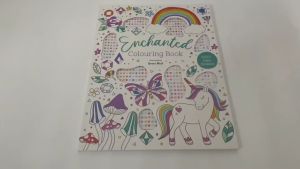 Enchanted Magical Creatures Colouring Book With 1000 Colourful Gem Stickers For Adults or Kids
