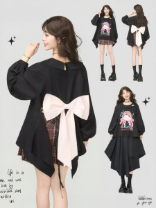 KEIKO | Comic Feeling Doll Collar Lantern Sleeve Shirt
