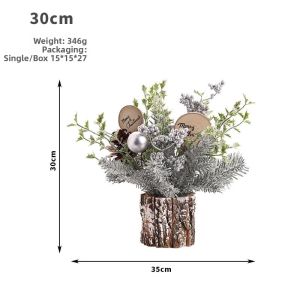 Velvet Pine Cone Imitation Mini Christmas Tree
