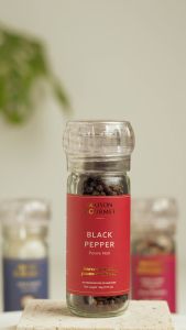3 X Maison Gourmet Black Pepper Grinder 56 g