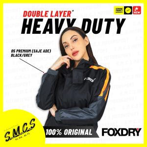 FOXDRY RAINCOAT 05 PREMIUM (New) SMLXLXXL3XL4XL5XL 100% Original Baju Hujan Rainsuit 雨衣 FOX