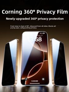 MAGIC JOHN | Full Coverage Tempered Glass Privacy Screen Protector for iPhone 11 to 17 Pro New Models