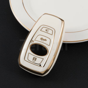For Subaru BRZ XV Forester Legacy Outback 3/4 Buttons Soft TPU Car Remote Key Case Cover Shell Holder Protector Accessories