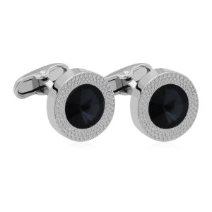 Luxury French Cufflinks For Man Blue Gold Diamond Cufflink Green Fashion New Buttons For Men Shirts Accessories Party Jewelry
