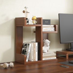 ZHUOHE | Desk Mounted Organizer Storage Shelf Wall-leaning Bookcase