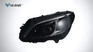 Vland Mercedes Benz C Class W205 2015 - 2020 Projector Led Headlamp With A Touch In Blue Function