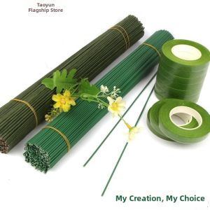 Qi Longxiao | DIY Rose Flower Stem Plasticoated Wires