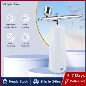 Tengfa Lina Máy phun oxy bộ nén khí 0.3mm cầm tay khuôn mặt có thể sạc lại máy phun chất giữ ẩm cho khuôn mặt Airbrush làm đẹp da dụng cụ chăm sóc