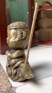 Tượng Tôn Ngộ Không - Tề Thiên Đại Thánh Ngồi Thiền Trên Mây Cao 19cm Nặng 16kg Đẹp Tinh Xảo