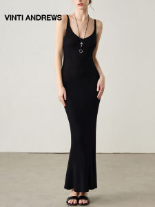 Elegant High-Elastic Ice-Silk Slip Summer Dress