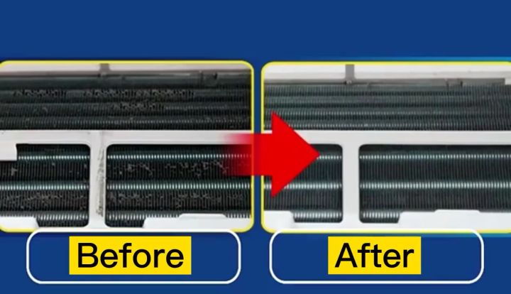 Air Conditioner Cleaner Spray 500ml Air Conditioner Cleaning Agent Foam Polyester Dust Sterilization Fresh