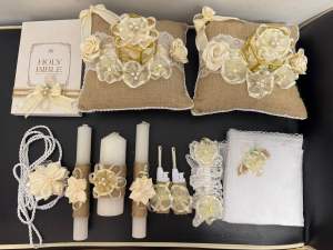 Wedding Essentials Set with Abaca Pillows
