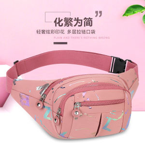 Multifunctional Outdoor Sports Mobile Phone Waist Bag Ladies Casual Backpack Business Money Bag Oxford Cloth Travel Pack