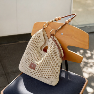 Josiny | Handwoven Vacation Style Striped Tote Bag