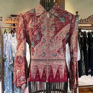 Zizi Coat Katun Viscos by Dian Pelangi LIMITED EDITION Cardi Outer Blazer Jaket Cardigan OOTD Kerja Kantor Pesta Pernikahan Kondangan Lebaran Casual Fornal Wanita Hijaber Cantik Anggun Modis Modern Simple Elegan Mewah Model Korea Terbaru Motif Batik