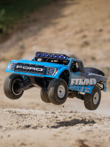 New Arrival LOSI RC Model Car Small Baja Rey Raptor 1/10 4 Drive RTR Remote Control Electric Desert Short Card