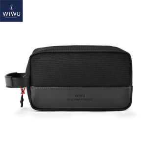 WiWU กระเป๋าเก็บสําหรับ Power Bank Organizer กระเป๋ากันน้ํา Handle กระเป๋าเดินทางน้ําหนักเบาพกพากระเป๋า Gadgets