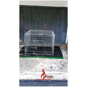 KANDANG JEMUR GALVANISE LIPAT AYAM JAGO / AYAM LAGA 100x100x80