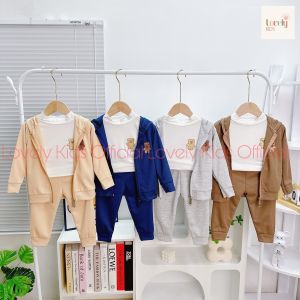 Đồ Bộ Thời Trang Trẻ Em Cho Bé Trai Bé Gái 8-18kg [Siêu Cute] Set Bộ Quần Áo Thu Đông Cho Em Bé Trai Gái SET THIẾT KẾ Lovely Kids Official Store