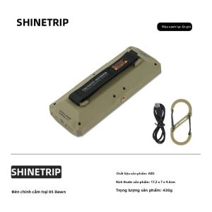 ShineTrip | Đèn Cắm Trại Kiểu Thẻ ShineTrip 05 Series "Dawn" Dùng Cho Đi Bộ Đường Dài Ngoài Trời Chiếu Sáng Môi Trường Bằng Nhựa