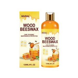 Jakehoe | Jakehoe Wood Beeswax Polish Surface Protection Quick Cleaning Remove Dust Long Lasting Maintenance Wood Furniture Beeswax 120ml