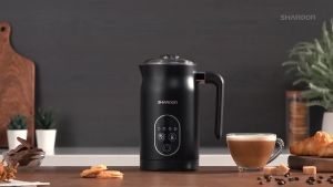 Máy đánh sữa tạo bọt cà phê ca cao 4 trong 1 thương hiệu Anh Quốc cao cấp Shardor MF0802 - Hàng nhập khẩu