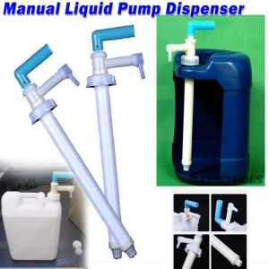 1PC Manual Oil Pump Siphon Transfer Gas Oil Corrosion Resisting Plastic Liquid Oil Pump