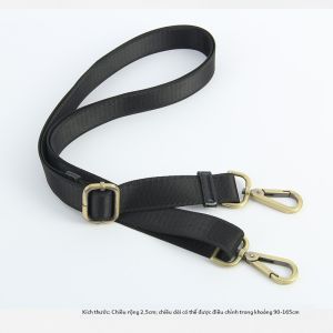 Túi Đeo Vai Nam Màu Đen Và Nâu Dây Đeo Vai Rộng Phụ Kiện Túi Đeo Chéo Dây Đeo Túi Đeo Vai Dài Cho Nữ Dây Đeo Túi Xách