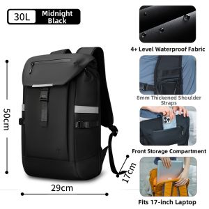 Tangcool | Business Commuter Backpack Large Capacity 17 Inch Laptop