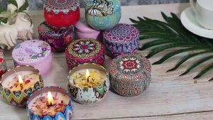 Nến Thơm Mini Tinh Dầu Tự Nhiên – Trang Trí Decor Phòng Khử Mùi Thư Giãn Quà Tặng Lãng Mạn